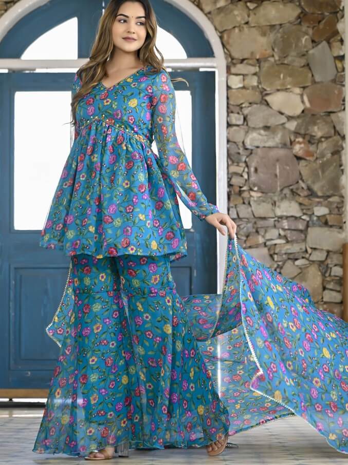 sachin and babi light blue dress Lawrncedw Spaghetti Straps Chiffon Bridesmaid Dresses A-line Multi-Tiered  Formal Evening Gown Ruffle High Slit Prom Dresses : Clothing, Shoes &  Jewelry main image 0