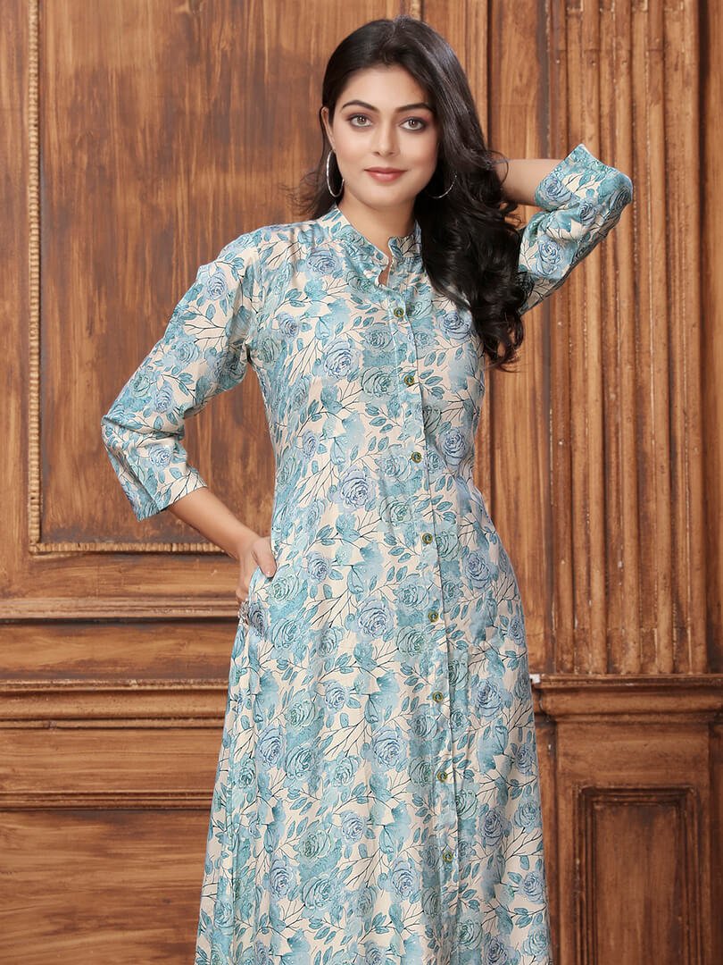 Shimmer and Shine with Sky Blue Rayon Printed Cord-Set image 2